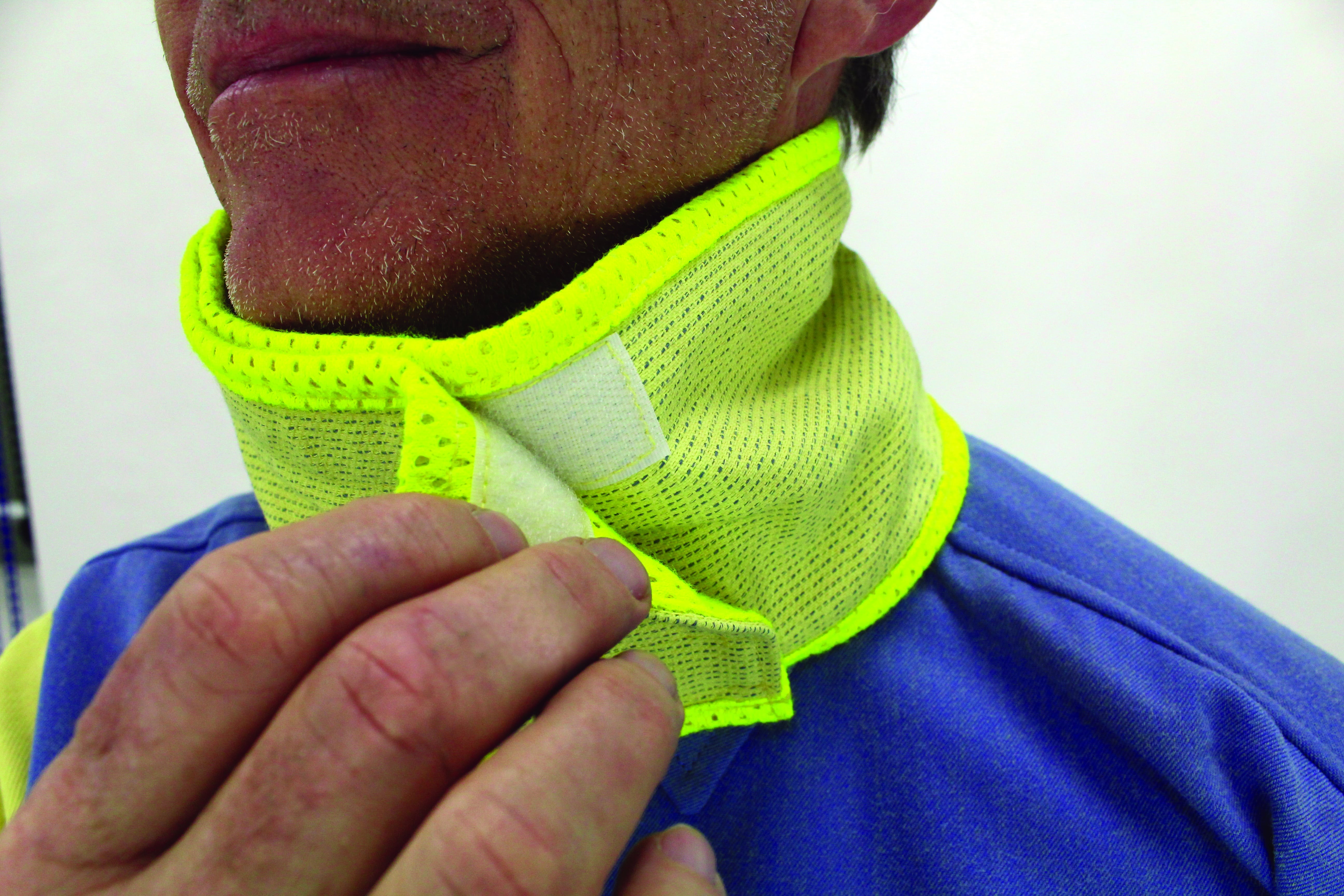 Neck Protection for Glass Handlers